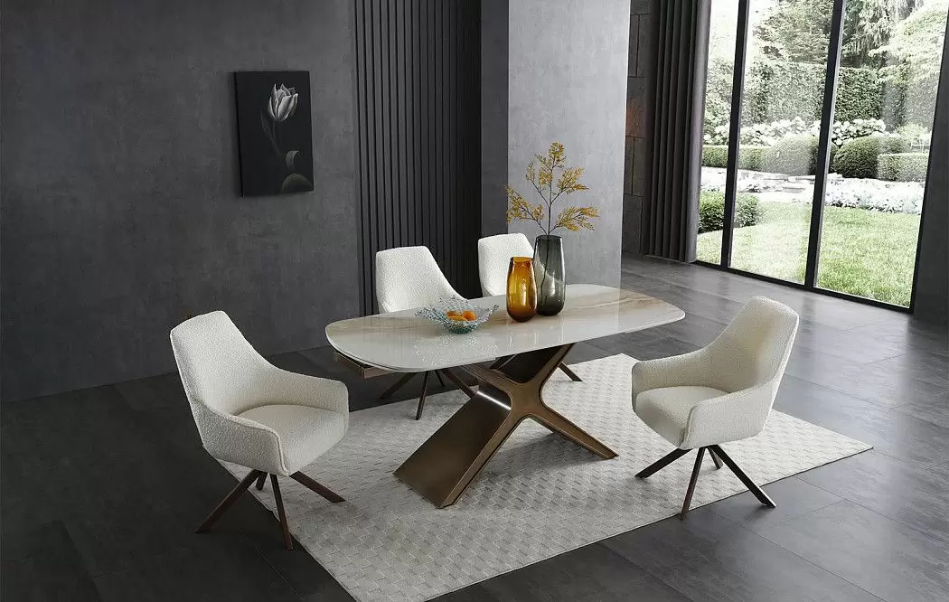 Стол Charlotta + 4 стула Emma - фото 4