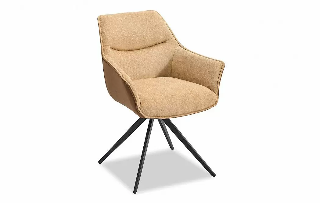 Кресло Cintia, карамель/черный
