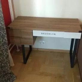 Стол письменный Brooklyn, орех/черный