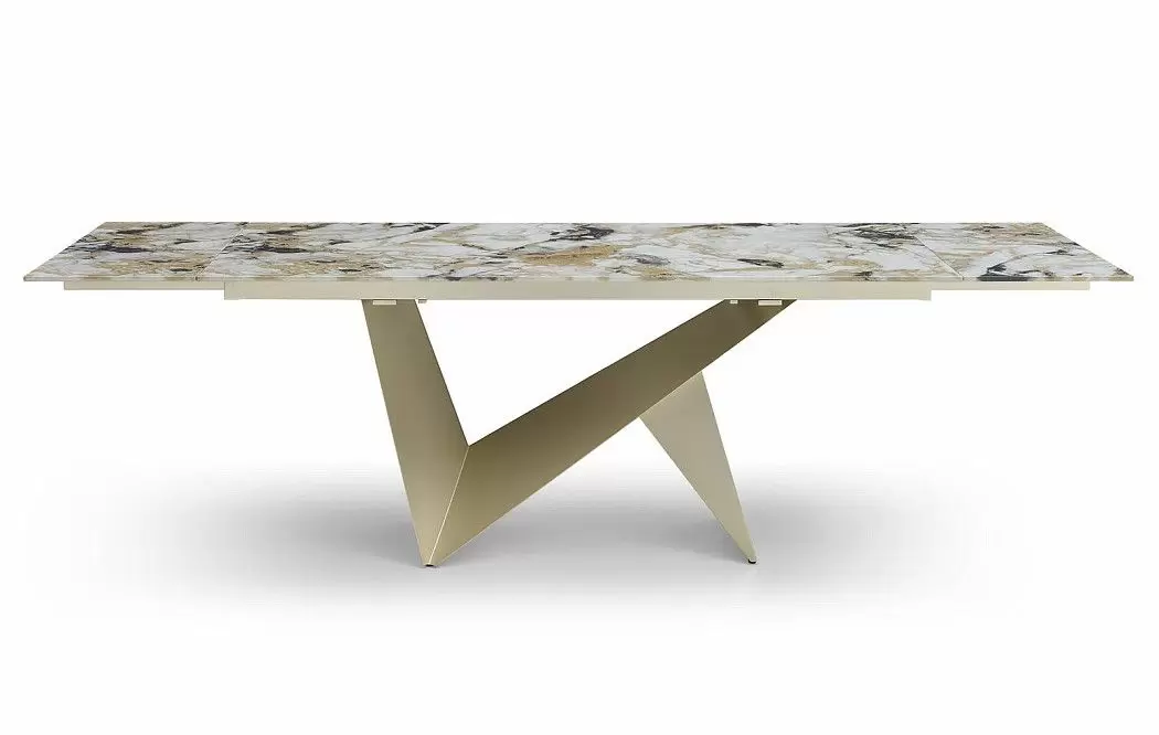 Стол раскладной Portofino Champagne 160-240, керамика/шампань - фото 9