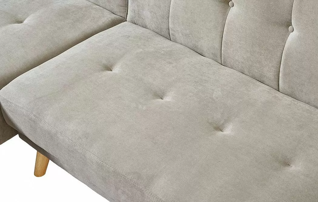 Диван-кровать Christy угловой (левый), серо-бежевый - фото 7