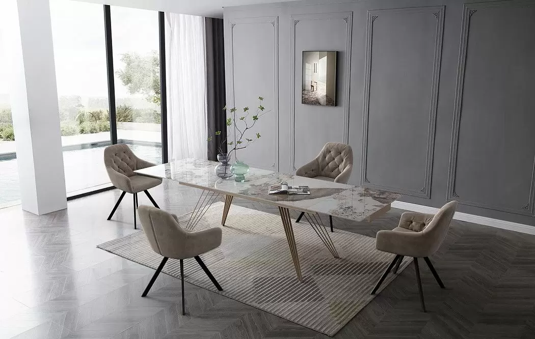 Стул Glenn, серо-бежевый - фото 2