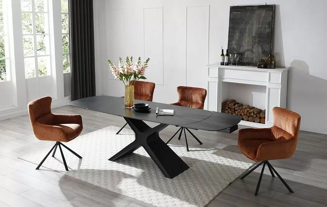 Стол Charlotta + 4 стула Glenda