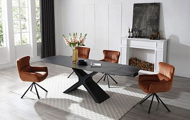 Стол Charlotta + 4 стула Glenda