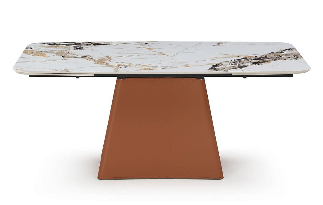 Стол раскладной Martina 160-230, керамика/коричневый - фото 4