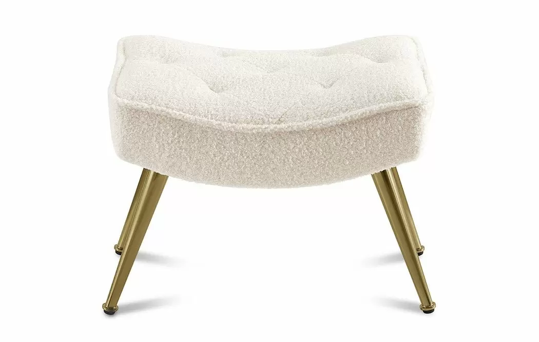 Оттоманка Hygge, слоновая кость/золото - фото 5