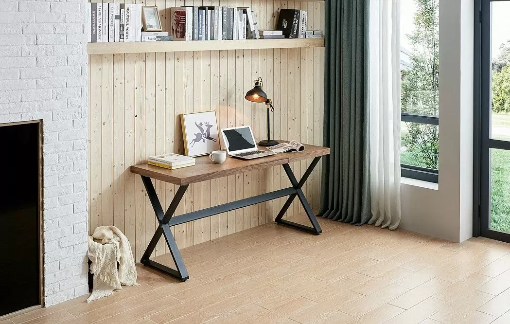 Стол письменный Sydney, орех/черный - фото 3