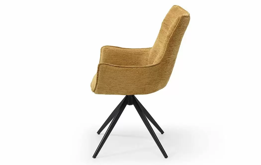 Стол Tornado + 4 стула Vincent охра - фото 18