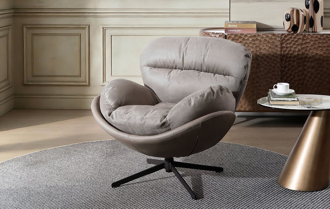 Кресло Hamburg, серо-коричневый - фото 2