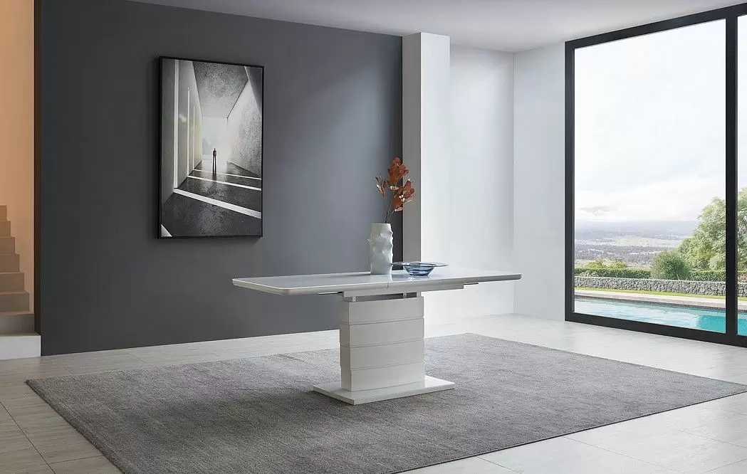 Стол раскладной Demi 140-180, белый - фото 5