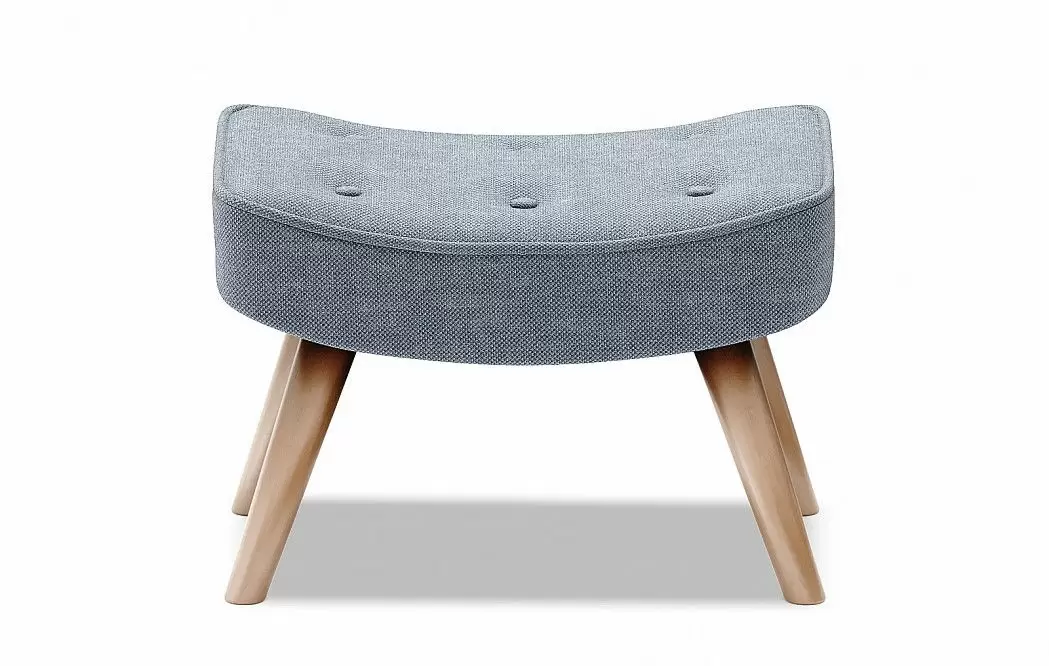 Оттоманка Hygge Classic, серый/натуральный - фото 3