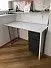 Стол письменный Kepler, белый/серый