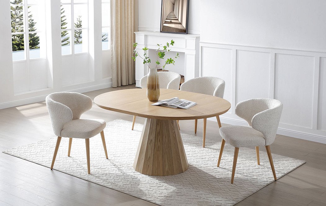 Стул Simona, кремовый/ясень - фото 4