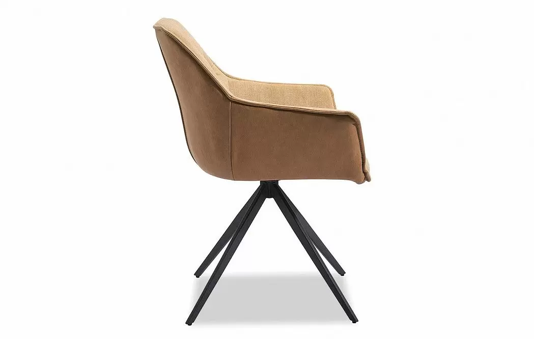 Кресло Cintia, карамель/черный - фото 14