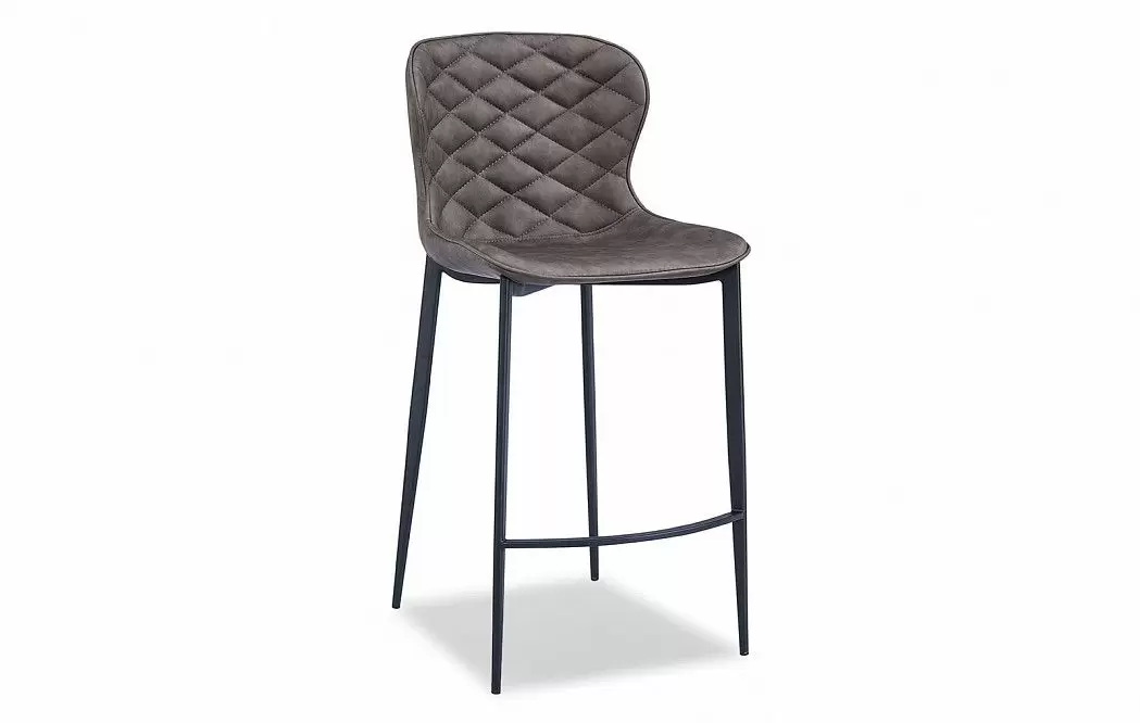 Стул полубарный Peggy (65), матовый коричневый/черный