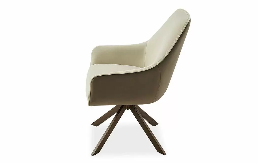 Стул Emma, бежевый/коричневый/бронза - фото 10