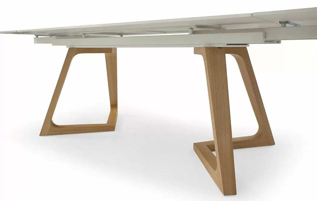 Стол раскладной Sorrento 180-240, белая керамика/ясень - фото 14