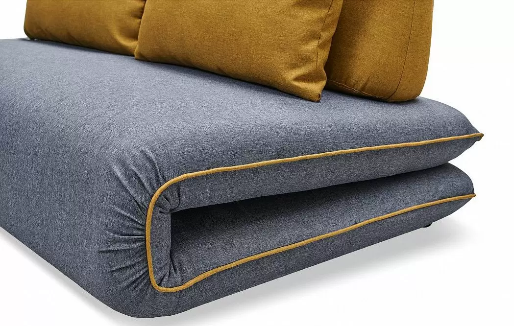 Кресло-кровать Justin-1, темно-серый/желтый - фото 11