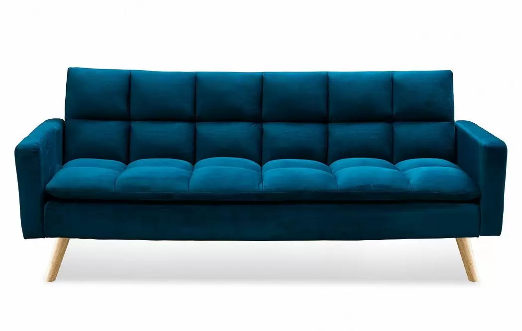 Диван-кровать Felicity, темно-синий/натуральный - фото 4