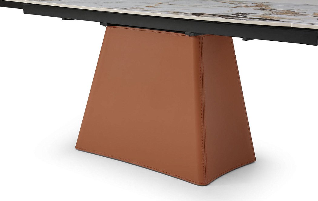 Стол раскладной Martina 160-230, керамика/коричневый - фото 9
