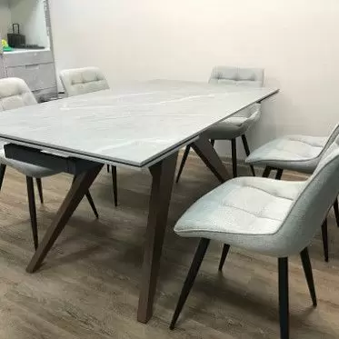 Стул Marisa, светло-серый/черный