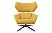 Кресло и оттоманка Boston, желтый