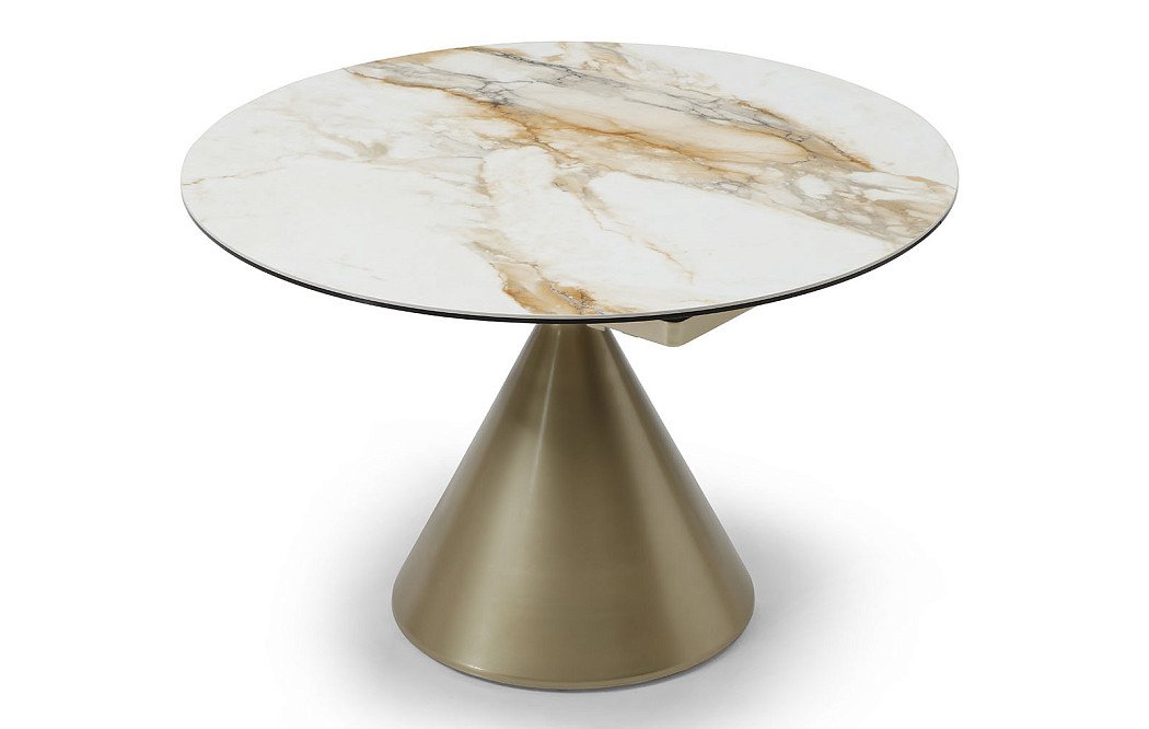 Стол раскладной Josephina 120-180, керамика/шампань - фото 16