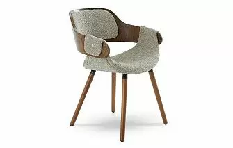 Стул Jody, песочный тедди/орех