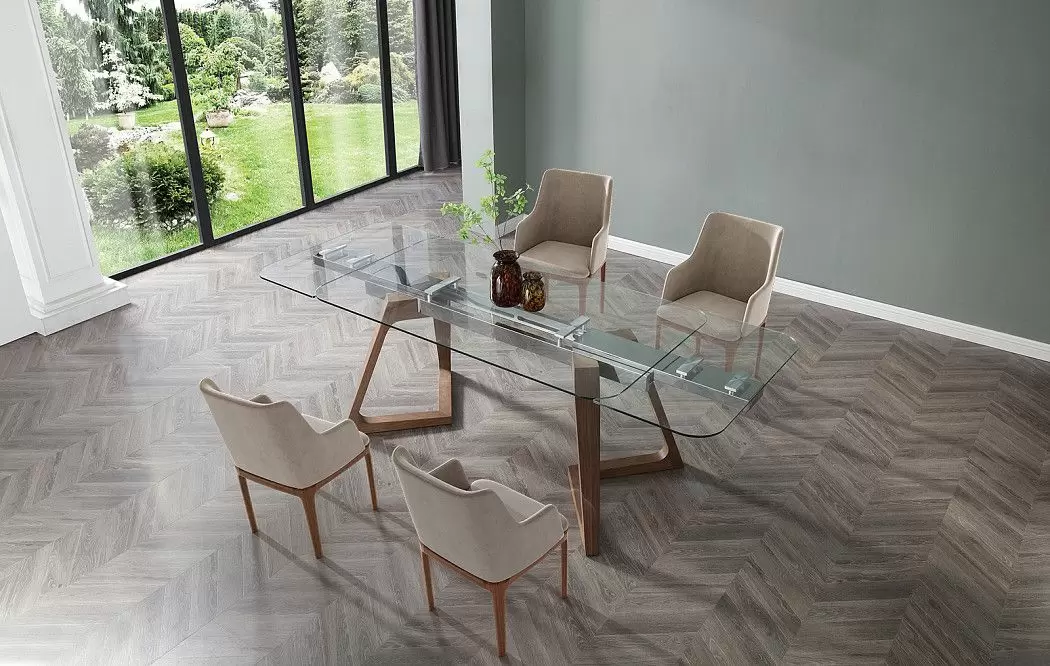 Стол раскладной Eden 180-260, орех - фото 18