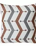 Подушка Zigzag, коричневый
