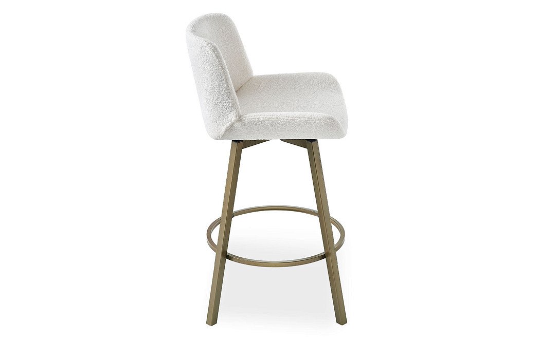 Стул барный Jasmin (76), кремовый/медь - фото 7
