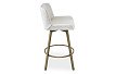 Стул барный Jasmin (76), кремовый/медь