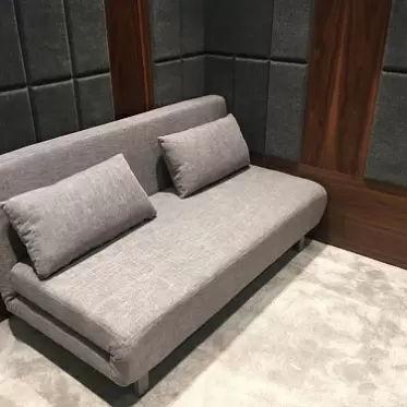 Диван-кровать Doris, серый/хром