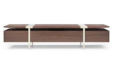 ТВ Тумба Terra, орех/шампань