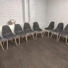 Стул Jackson, голубой/черный