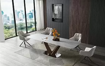 Стол Veronica + 4 стула Connor