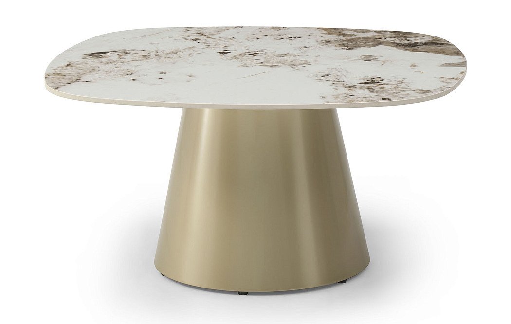 Стол журнальный Antonia (90), шампань/керамика - фото 3