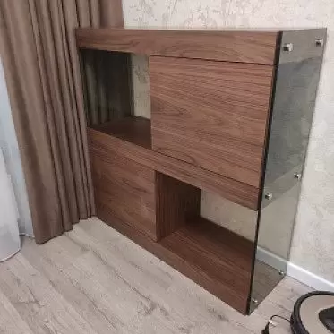 Шкаф-витрина Orion, американский орех