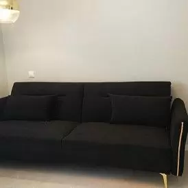 Диван-кровать Liverpool, коричневый/золото