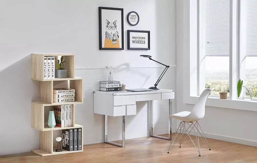 Стол письменный Brooklyn, белый - фото 13