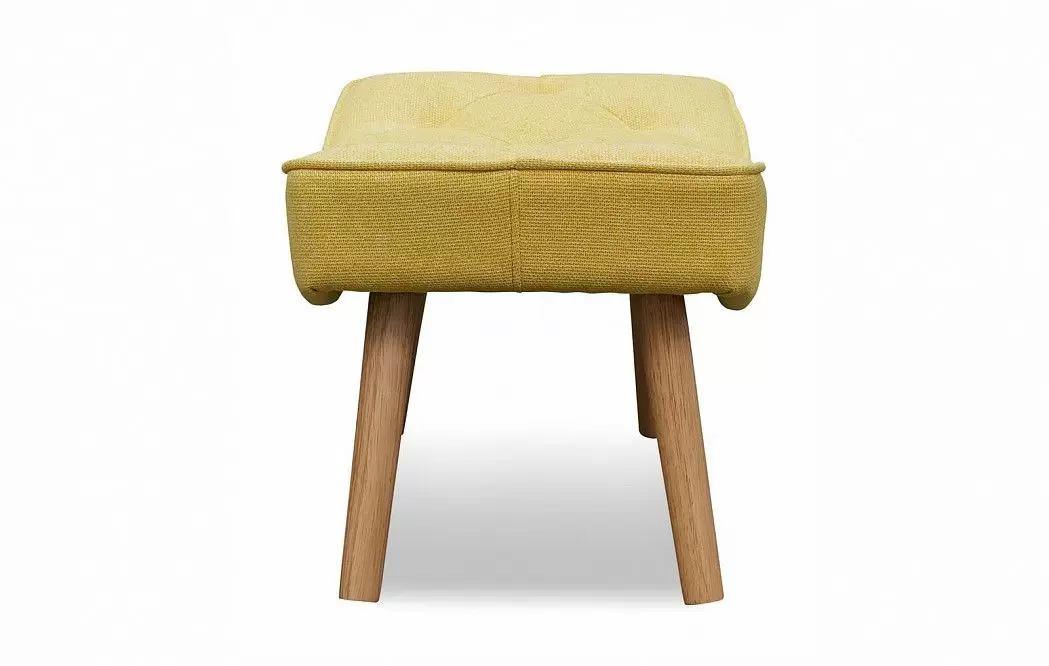 Оттоманка Hygge, желтый/натуральный - фото 4