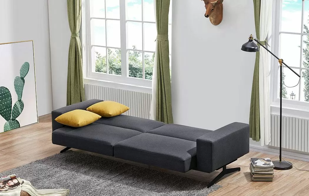 Диван-кровать Soho, графитовый/желтый - фото 2