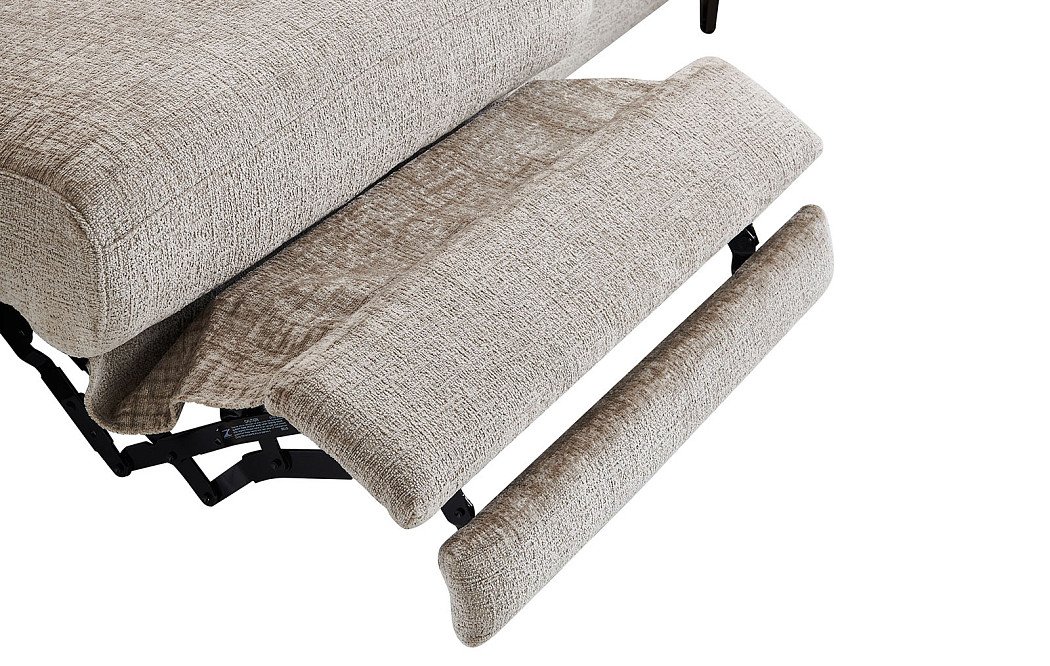 Диван-реклайнер Adeline угловой (правый), серо-бежевый - фото 6