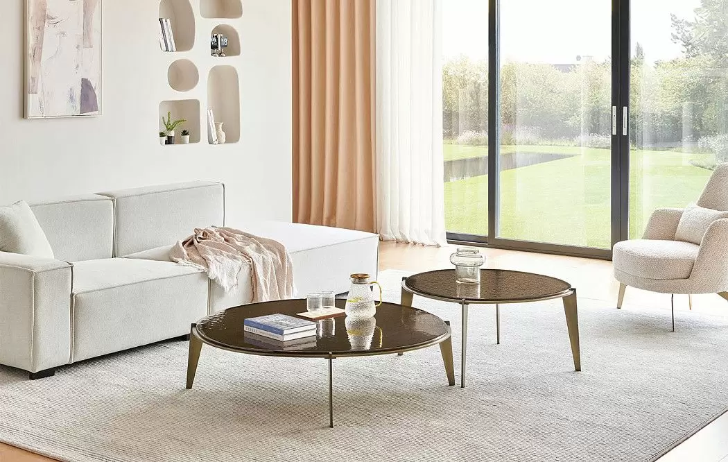 Стол журнальный Joy (85), коричневое стекло - фото 2