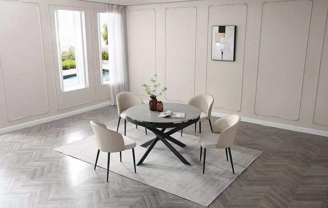 Стул Ornella, серо-бежевый - фото 3