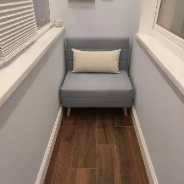 Кресло-кровать Flex, голубой