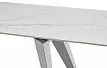 Стол раскладной Ramses 160-230, белый мрамор/хром