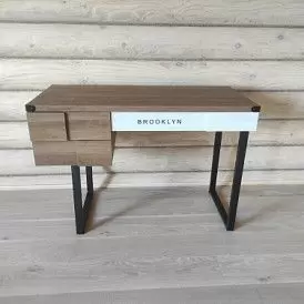 Стол письменный Brooklyn, орех/черный