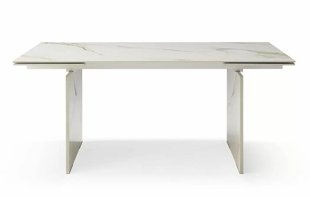 Стол раскладной Santorini 180-270, белая керамика - фото 6
