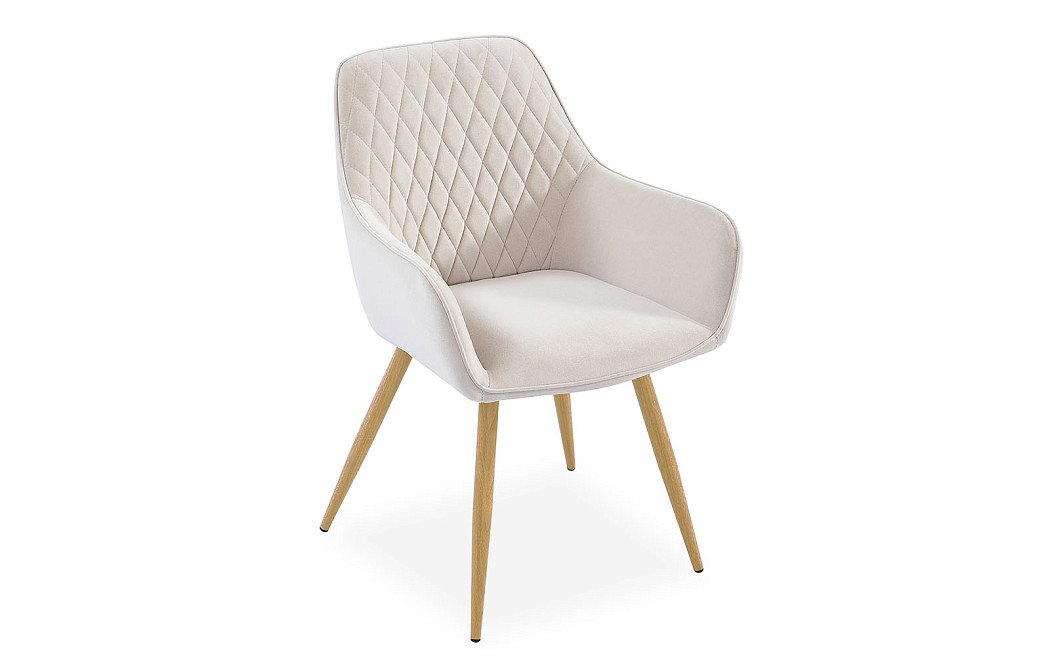 Стул Anita, светло-бежевый/дeрево - фото 5